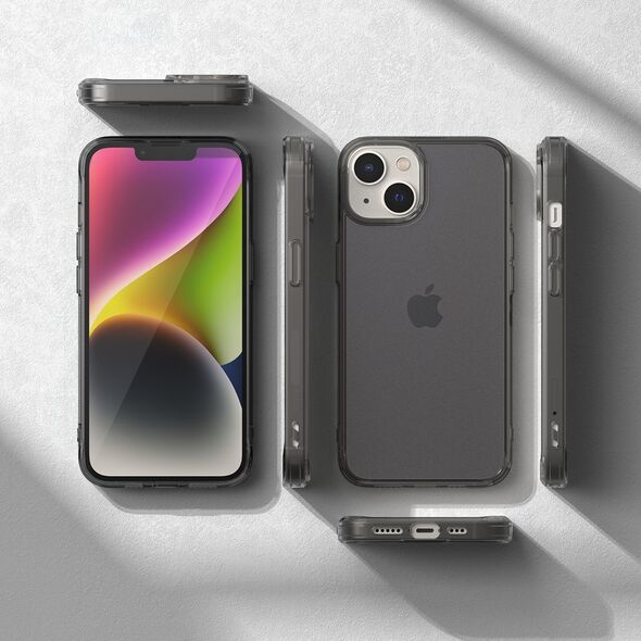 Ringke Ringke Fusion Matte etui iPhone 14 Plus pokrowiec z żelową ramką szary 12518329 8809881266152