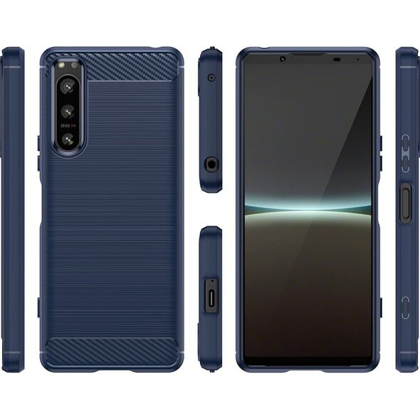 Hurtel Thunder Case etui Xiaomi Redmi Note 11E /Redmi 10 5G / Redmi 10 Prime+ 5G / Poco M4 5G silikonowy pancerny pokrowiec niebieskie 12518672 9145576267707