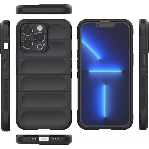 4kom.pl Magic Shield Case etui do iPhone 13 Pro elastyczny pancerny pokrowiec czarny 12519320 9145576258545