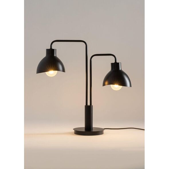Lampa stołowa Sigma Czarna lampa stołowa Holi metalowa na biurko do gabinetu 12519997 5905143281130