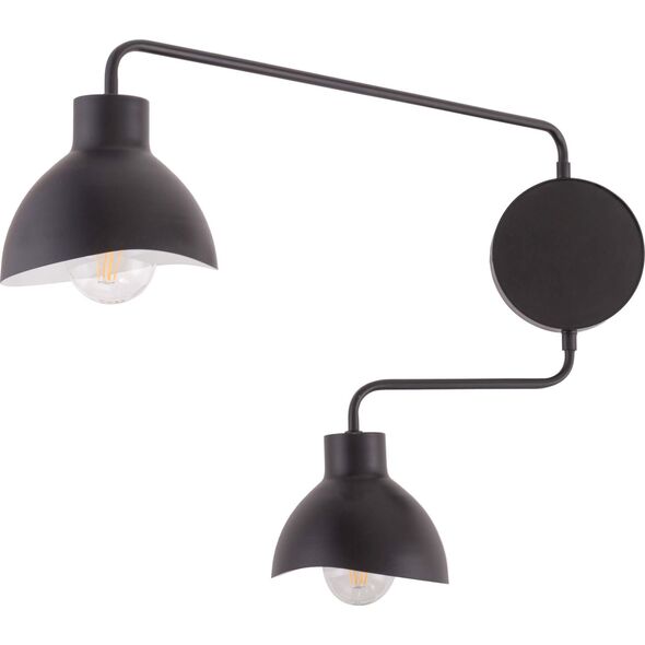 Kinkiet Sigma Obrotowa lampa ścienna Holi nowoczesna do salonu czarna 12520000 5905143282885