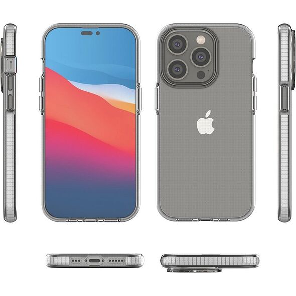 Hurtel Spring Case etui iPhone 14 Pro silikonowy pokrowiec z ramką jasnoróżowe 12521395 9145576265321