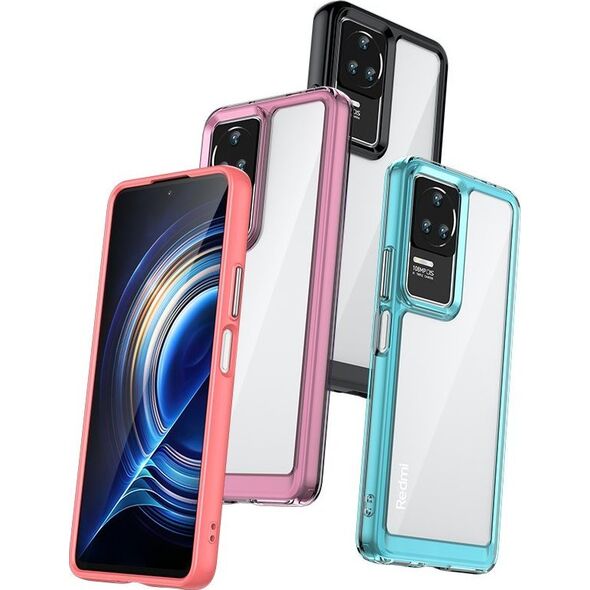 Hurtel Outer Space Case etui Xiaomi Poco F4 5G pokrowiec z elastyczną ramką niebieskie 12521400 5907769310751