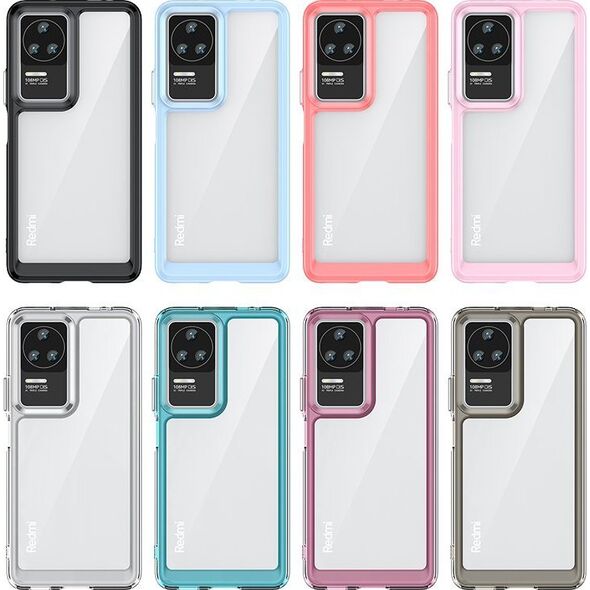 Hurtel Outer Space Case etui Xiaomi Poco F4 5G pokrowiec z elastyczną ramką niebieskie 12521400 5907769310751