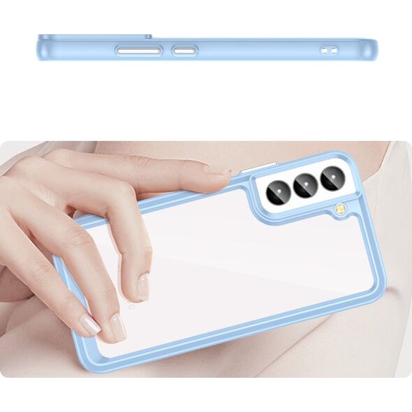 Hurtel Outer Space Case etui Samsung Galaxy S23+ pokrowiec z elastyczną ramką niebieskie 12521570 9145576268391