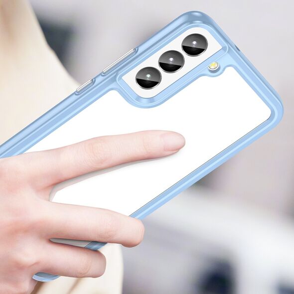 Hurtel Outer Space Case etui Samsung Galaxy S23+ pokrowiec z elastyczną ramką niebieskie 12521570 9145576268391