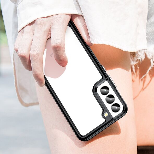 Hurtel Outer Space Case etui Samsung Galaxy S23+ pokrowiec z elastyczną ramką czarne 12521572 5907769310638