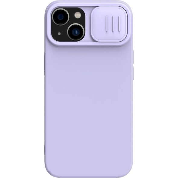 Nillkin Nillkin CamShield Silky Silicone Case etui iPhone 14 Plus pokrowiec z osłoną na aparat fioletowy 12522487 6902048249325