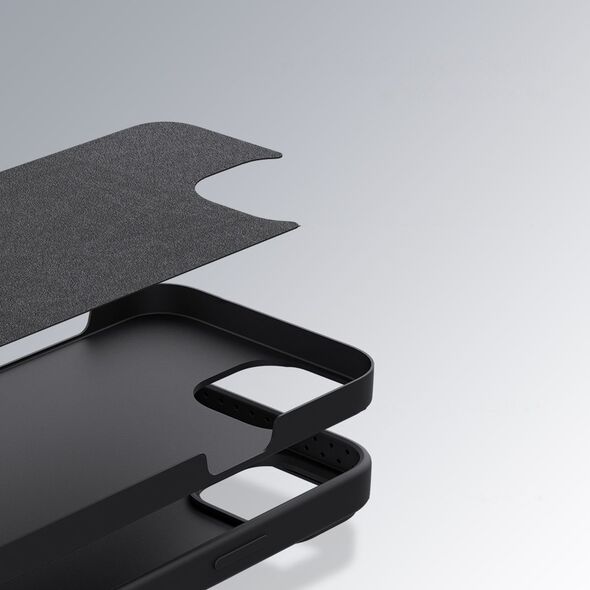 Nillkin Nillkin CamShield Silky Silicone Case etui iPhone 14 Plus pokrowiec z osłoną na aparat fioletowy 12522487 6902048249325