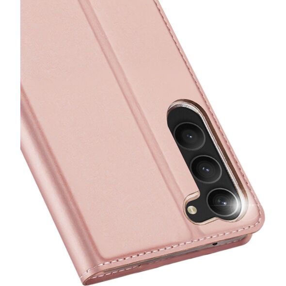 Dux Ducis Dux Ducis Skin Pro etui Samsung Galaxy S23+ pokrowiec z klapką portfel na kartę podstawka różowe 12522767 6934913032664