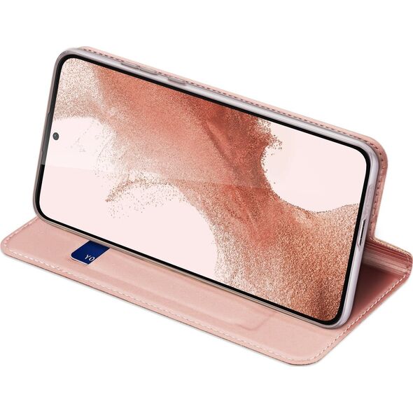 Dux Ducis Dux Ducis Skin Pro etui Samsung Galaxy S23+ pokrowiec z klapką portfel na kartę podstawka różowe 12522767 6934913032664