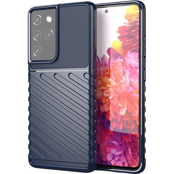 Hurtel Thunder Case etui Samsung Galaxy S23 Ultra silikonowy pancerny pokrowiec niebieskie 12522780 9145576268667