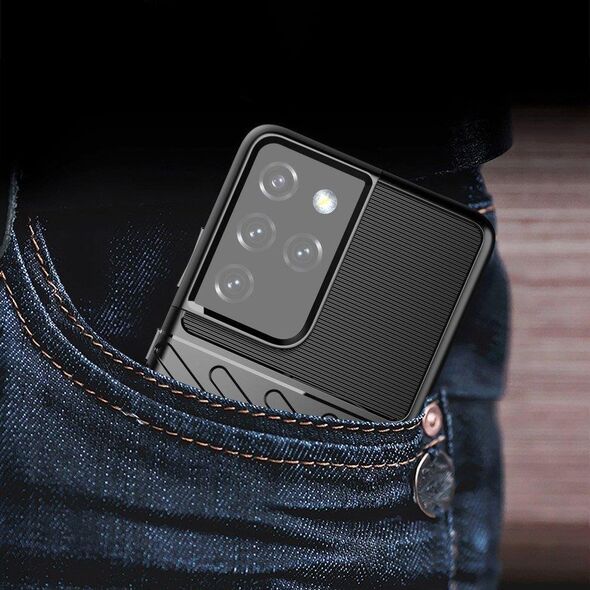 Hurtel Thunder Case etui Samsung Galaxy S23 Ultra silikonowy pancerny pokrowiec niebieskie 12522780 9145576268667