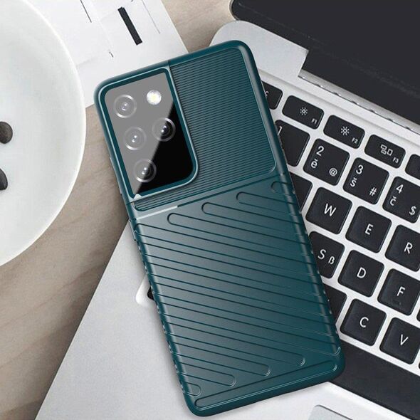 Hurtel Thunder Case etui Samsung Galaxy S23 Ultra silikonowy pancerny pokrowiec niebieskie 12522780 9145576268667