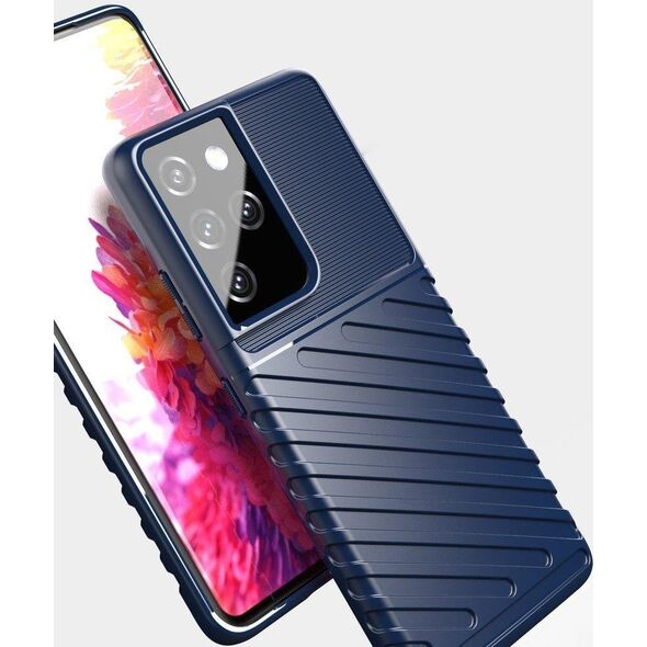 Hurtel Thunder Case etui Samsung Galaxy S23 Ultra silikonowy pancerny pokrowiec niebieskie 12522780 9145576268667