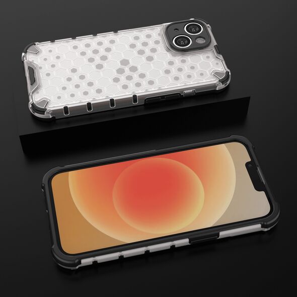 Hurtel Honeycomb etui iPhone 14 Plus pancerny hybrydowy pokrowiec przezroczyste 12522938 9145576266137