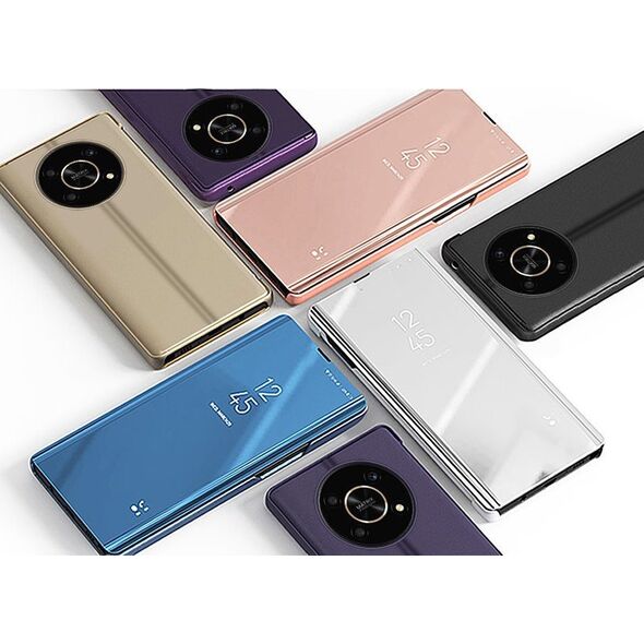 Hurtel Clear View Case etui Honor X9 / X9 5G / X30 / Magic4 Lite pokrowiec z klapką czarne 12522991 9145576266892