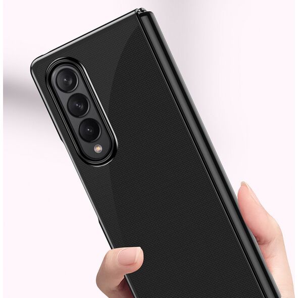 Hurtel Plating Case etui Samsung Galaxy Z Fold 4 pokrowiec z metaliczną ramką niebieskie 12523017 9145576266953