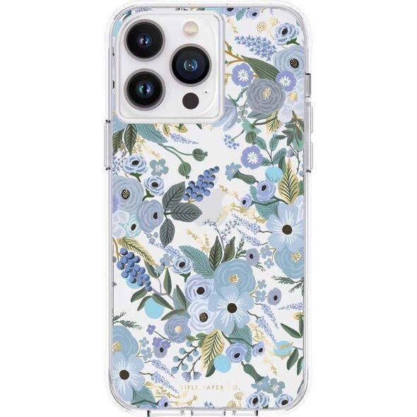 Rifle Paper Clear - Etui iPhone 14 Pro Max (Garden Party Blue) 12523999 840171720105