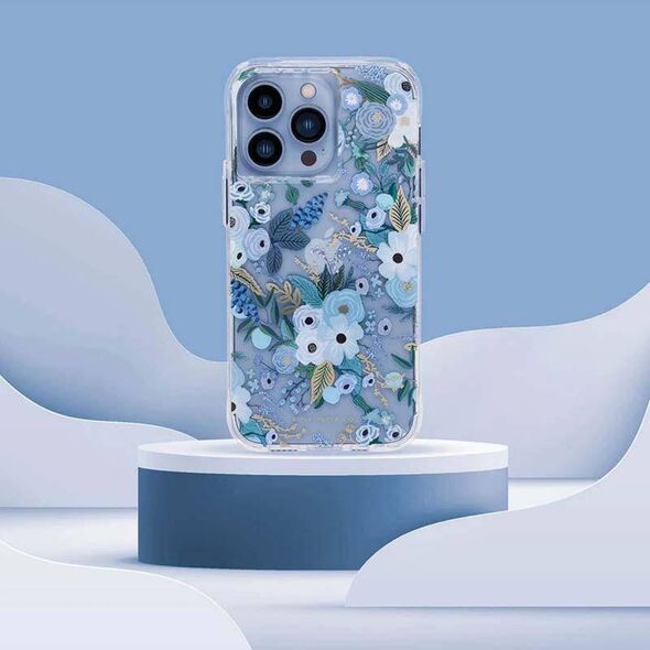 Rifle Paper Clear - Etui iPhone 14 Pro Max (Garden Party Blue) 12523999 840171720105