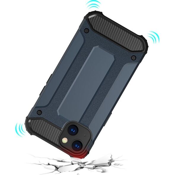 Hurtel Hybrid Armor etui iPhone 14 Plus pancerny hybrydowy pokrowiec niebieskie 12524038 9145576265826