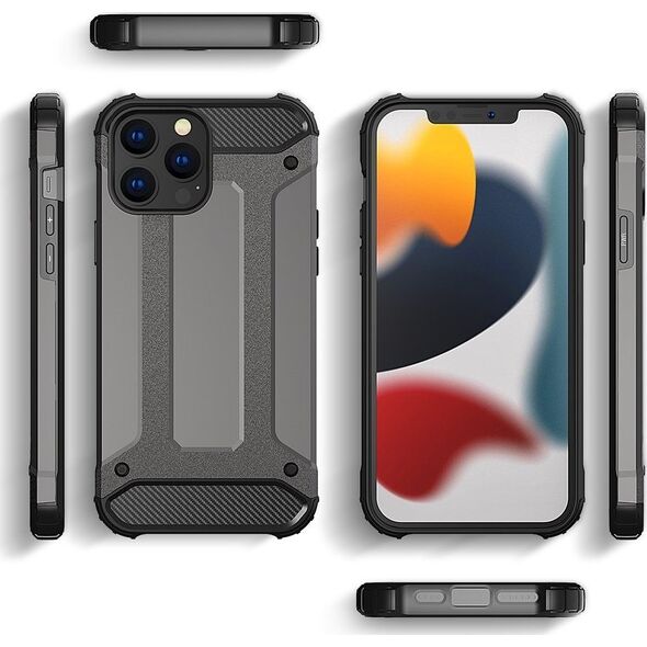 Hurtel Hybrid Armor etui iPhone 14 Pro Max pancerny hybrydowy pokrowiec niebieskie 12524056 9145576265864