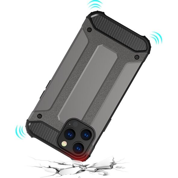 Hurtel Hybrid Armor etui iPhone 14 Pro Max pancerny hybrydowy pokrowiec niebieskie 12524056 9145576265864