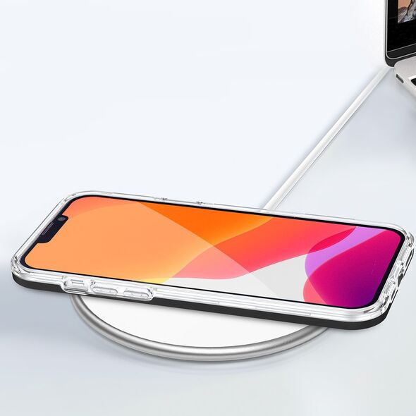 Hurtel Clear 3in1 etui iPhone 14 Pro silikonowy pokrowiec z ramką niebieskie 12524057 9145576266038