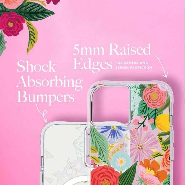 Rifle Paper Clear MagSafe - Etui iPhone 14 Plus (Garden Party Blush) 12526048 840171720792