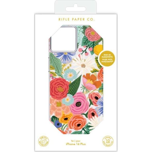 Rifle Paper Clear MagSafe - Etui iPhone 14 Plus (Garden Party Blush) 12526048 840171720792
