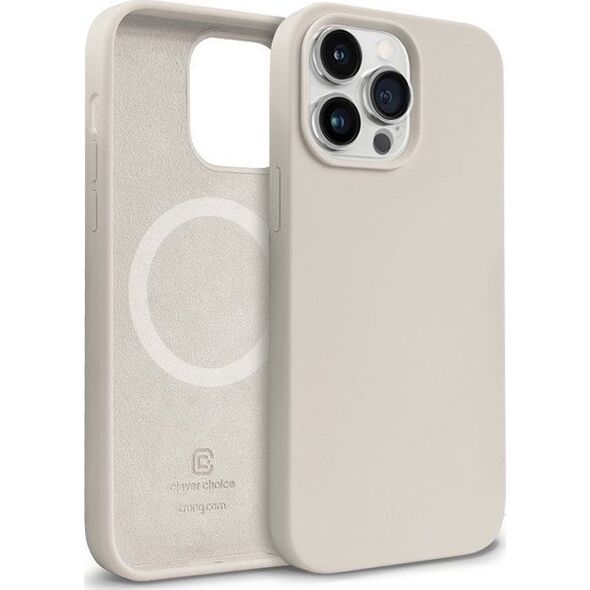 Crong Crong Color Cover Magnetic - Etui iPhone 14 Pro Max MagSafe (kamienny beż) 12526921 5904310702348