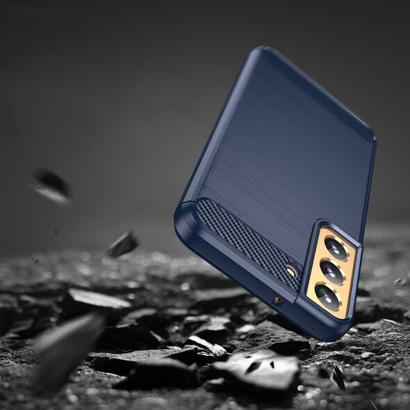 Hurtel Carbon Case etui Samsung Galaxy S23+ elastyczny silikonowy karbonowy pokrowiec niebieskie 12529545 9145576268544