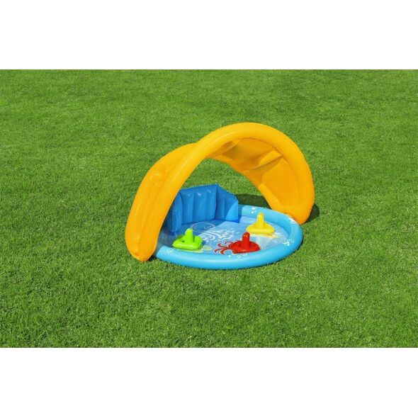 Bestway Bestway 52568 Basenik dmuchany z daszkiem, oparciem i sorterem 1.15m x 89cm x 76cm 12529591 6941607330401