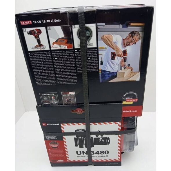 Wiertarko-wkrętarka Einhell WIERTARKO-WKRĘTARKA BEZSZCZOTKOWA TE-CD 18 Li-i-So 12530336 5906874892114