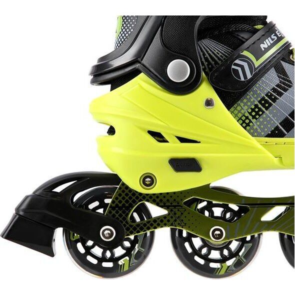 Rolki Nils Extreme NH18192 z wymienną płozą regulowane zielone r. 39-43 12531785 5907695599480