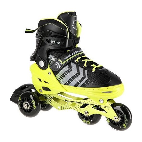 Rolki Nils Extreme NH18192 z wymienną płozą regulowane zielone r. 39-43 12531785 5907695599480