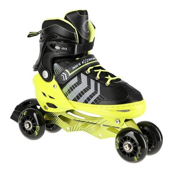 Rolki Nils Extreme NH18192 z wymienną płozą regulowane zielone r. 39-43 12531785 5907695599480