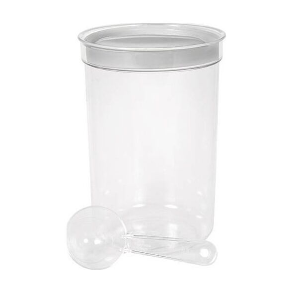 Curver Pojemnik Pudełko z Miarką Łyżeczką 1,7L na Żywność Artykuły Sypkie Mąkę Ryż Cukier Makaron Płatki 12532727 3253921397408