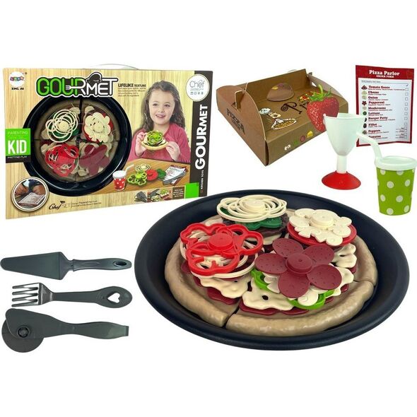 LeanToys Zestaw Pizza Dodatki Kuchnia Jedzenie Do Zabawy 12542059 5904204758208