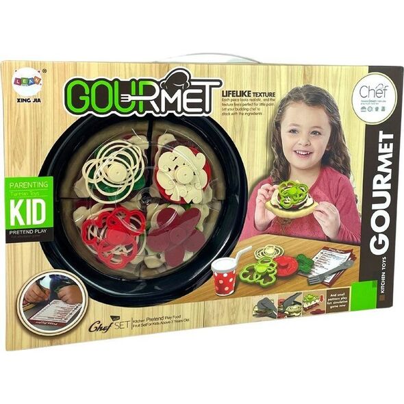 LeanToys Zestaw Pizza Dodatki Kuchnia Jedzenie Do Zabawy 12542059 5904204758208