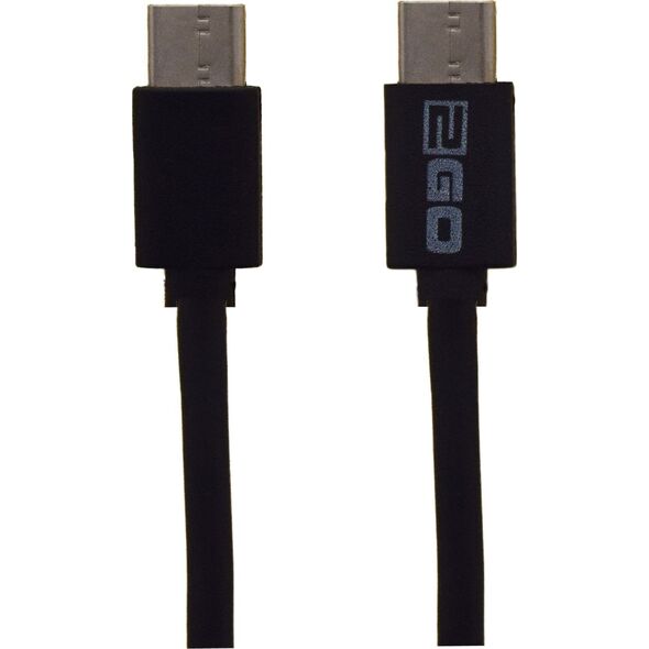 Kabel USB 2GO USB-C - USB-C 1 m Czarny (795849) 12547067 4010425958493