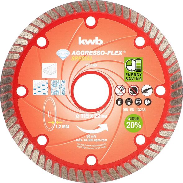 Einhell 49721140 TARCZA DIAMENTOWA DO KAMIENIA 115MM 12552231 4009317211402