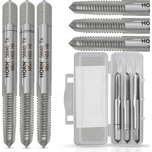 ARTPOL ARTPOL KOMPLET GWINTOWNIKÓW RĘCZNYCH M 6x1,00mm  3szt. 12554489 5900171566402