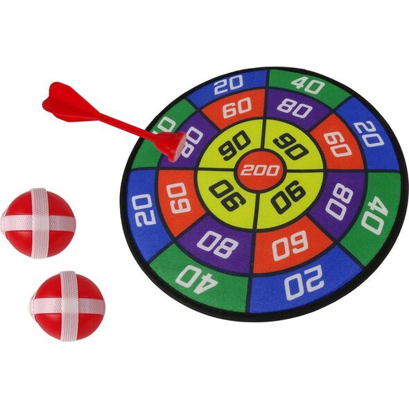 LeanToys Gra Zręcznościowa Dart Rzutki Tarcza 2w1 Na Rzep 12555973 5905214977504