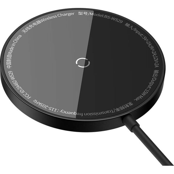 Ładowarka Baseus Ładowarka bezprzewodowa Baseus Simple Mini3 MagSafe 15W (czarna) 12568133 6932172618643