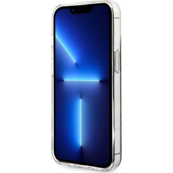 Ładowarka Guess Zestaw Guess etui + ładowarka bezprzewodowa GUBPP13LH4EACSW Apple iPhone 13 Pro brązowy/brown hard case 4G Print MagSafe 12568569 3666339102876