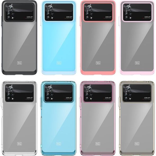 Hurtel Outer Space Case etui Xiaomi Poco X4 Pro 5G pokrowiec z elastyczną ramką niebieskie 12568610 5907769310782
