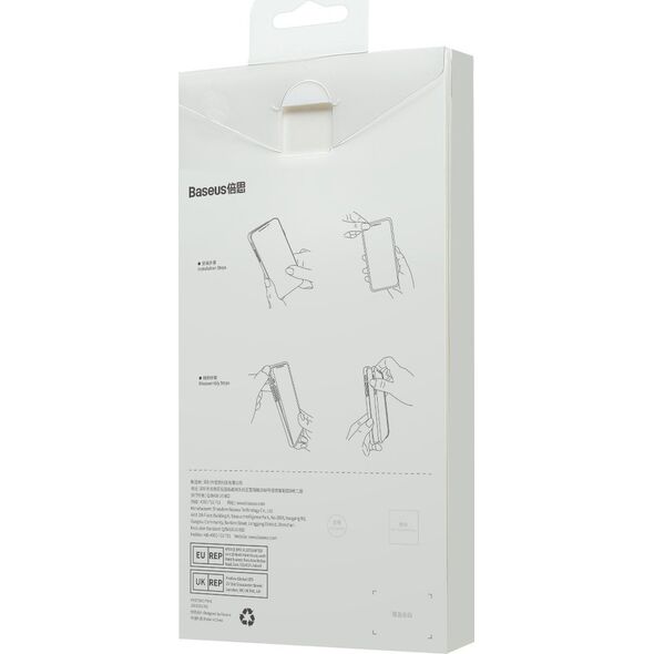 Baseus Etui Baseus SuperCeramic Glass Case Apple iPhone 13 Pro + zestaw czyszczący 12568770 6932172618605