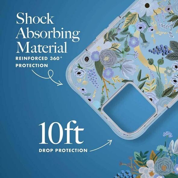 Rifle Paper Clear MagSafe - Etui iPhone 14 Plus (Garden Party Blue) 12572099 840171719895