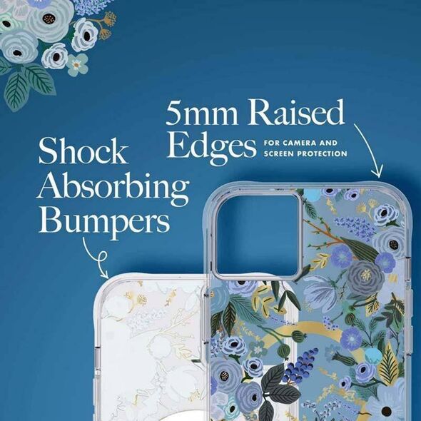 Rifle Paper Clear MagSafe - Etui iPhone 14 Plus (Garden Party Blue) 12572099 840171719895